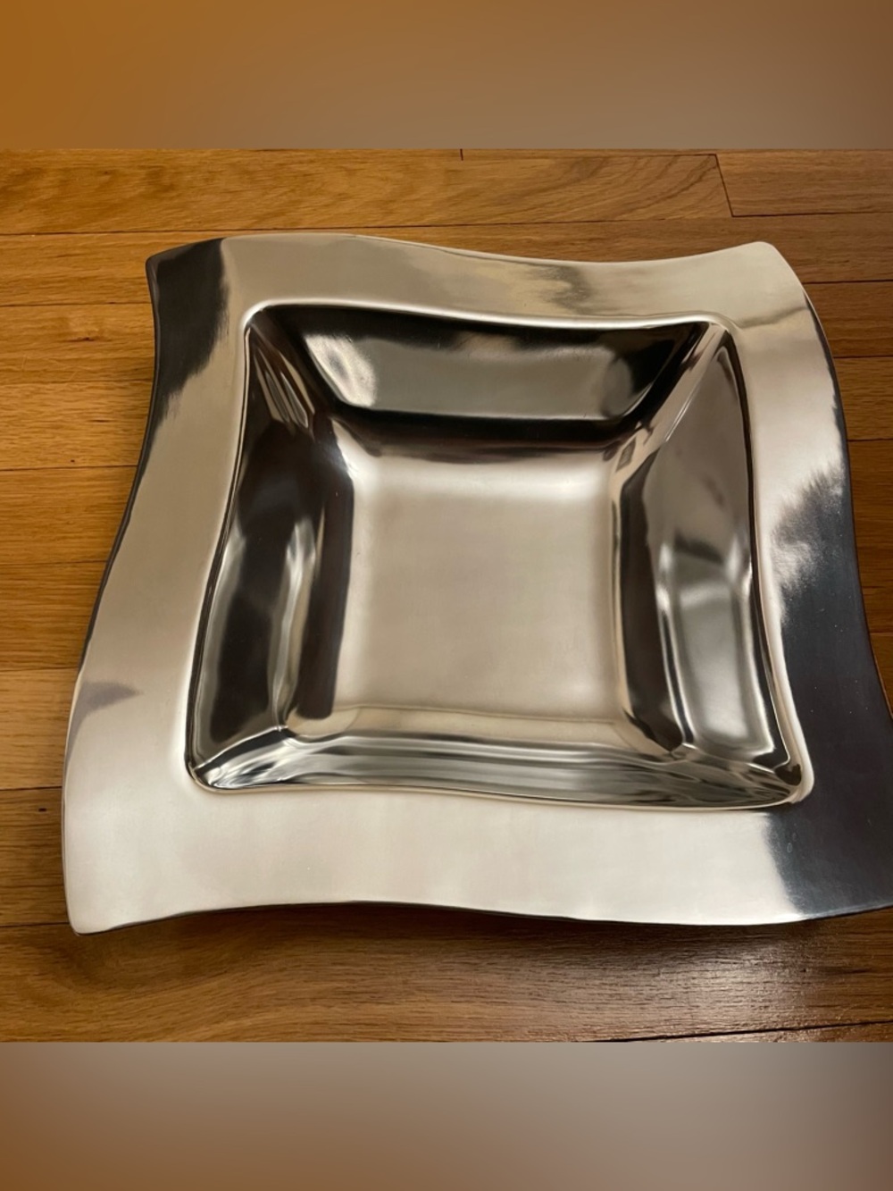 Villeroy & Boch New Wave Caffè 13” Square Metal Serving Bowl w/ Original Box